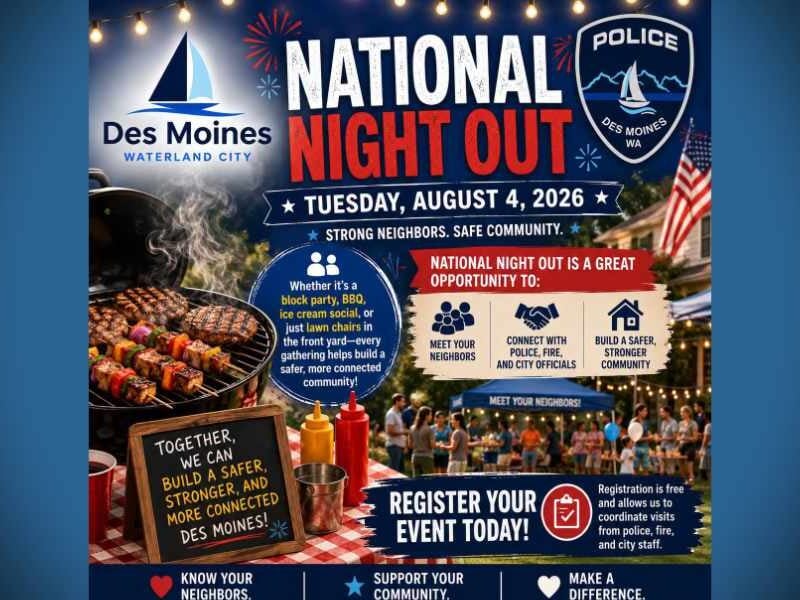 Des Moines Police invites neighborhoods to host National Night Out on Tuesday, Aug. 4
