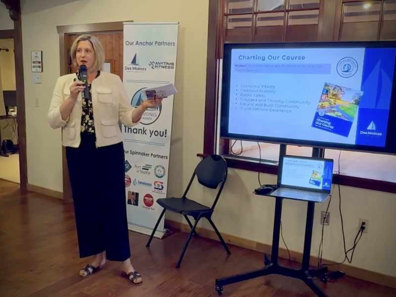 VIDEO: Des Moines Chamber Connect event spotlights marina, Marine View Drive and business growth