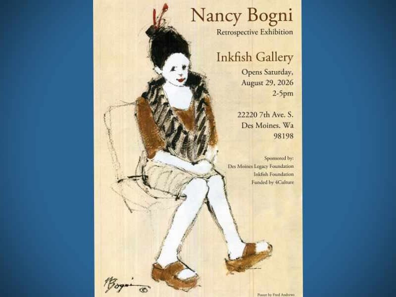 Inkfish Gallery to host reception for Nancy Bogni retrospective on Saturday, Aug. 29