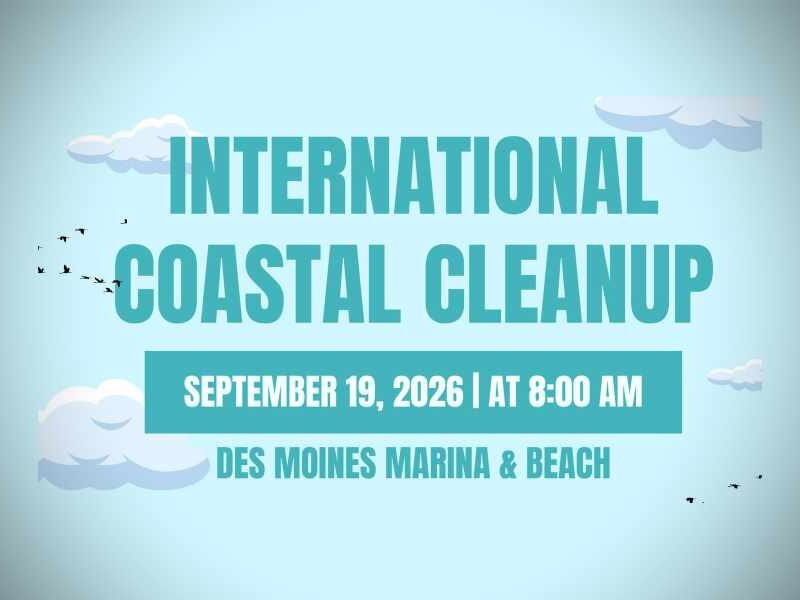 Shore volunteers and divers needed for Des Moines Marina cleanup this Saturday, Sept. 19