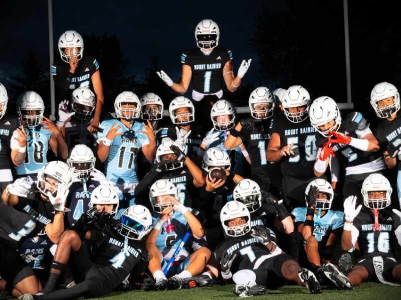 Mt. Rainier High’s football Rams hold off North Mason 25-20 Saturday to stay unbeaten